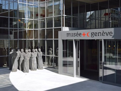 Entry of the Red cross museum Geneva