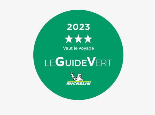 label michelin guide vert