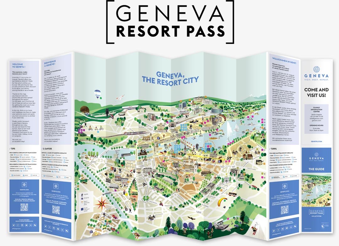 Geneva City resort map