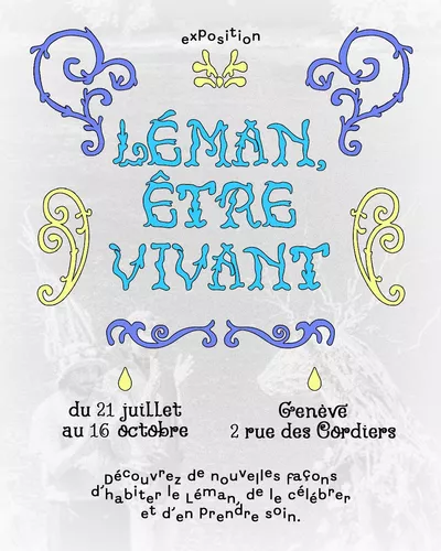 Affiche de l'exposition Léman être vivant