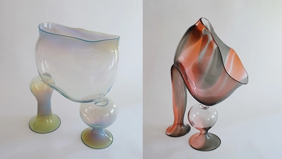 Œuvres en verre soufflé de Marie Ducaté