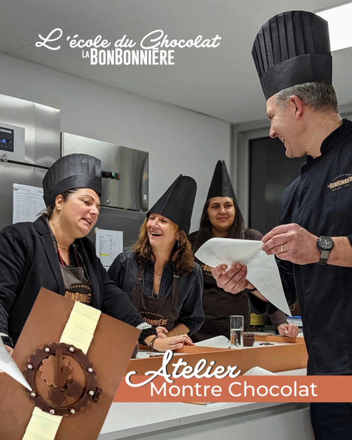 Atelier Créez votre montre en chocolat