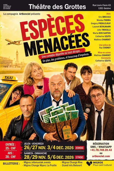 Endangered species Une valise pleine d'argent, beaucoup d'humour