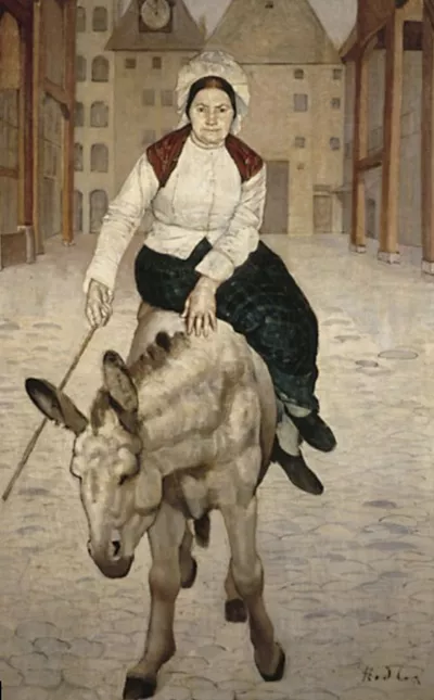 Ali, Catherine, and Ferdinand. *L’Escalade* as seen by Hodler Ferdinand Hodler, "La Mère Royaume", 1886-1887, huile sur toile, 250.5 x 141.5 cm, Musée d'art et d'histoire de Genève, Genève, dépôt de la Fondation Gottfried Keller, 1934.