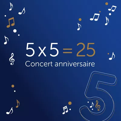 5x5=25 concert anniversaire