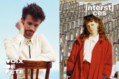 Les artistes Boucle et Martin Costaz