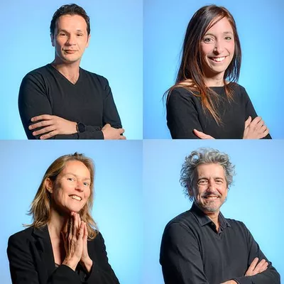 Portrait des quatre violoncellistes