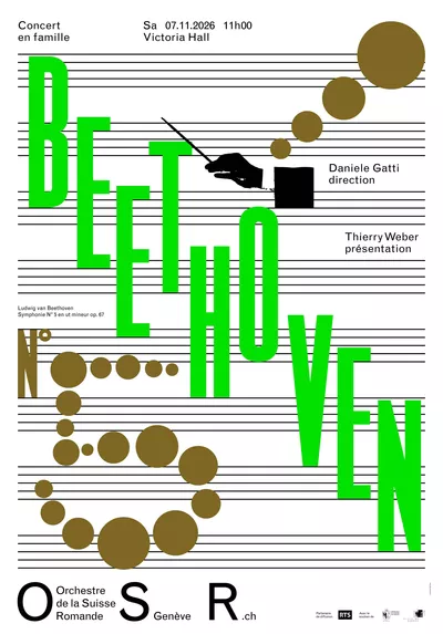 Code Name: Beethoven 5 OSR Concert en famille – Daniele Gatti dirige la «Symphonie n° 5» de Beethoven