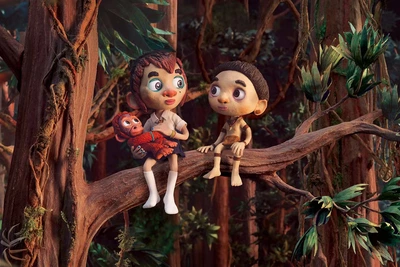 Image des deux protagonistes du film d'animation