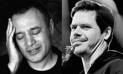 Je vois les deux musiciens du concert