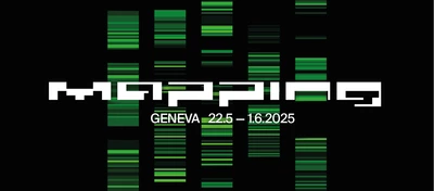 Logo du mapping festival et date (22.5-1.6.2025)