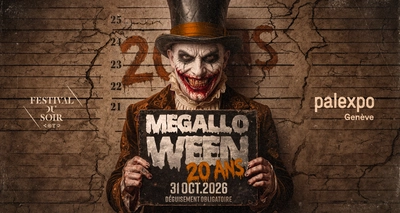 Megalloween 20 ans Palexpo 31 octobre 2026