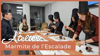 Workshop Create a "marmite" of L’Escalade en Chocolat Atelier marmite de l'escalade en chocolat