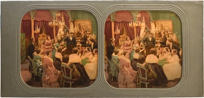 image d'une photo du 19ème siècle repas