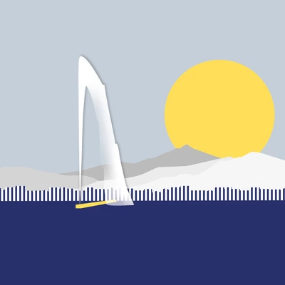 Illustration représentant la rade de Genève