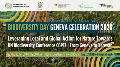 Biodiversity Day Geneva Celebration 2026 Fiche promotionnelle de l'événement