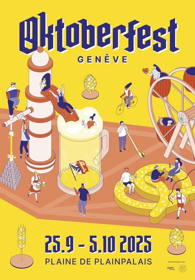 Oktoberfest Genève, du 25 sept au 5 oct 2025 sur la Plaine de Plainpalais