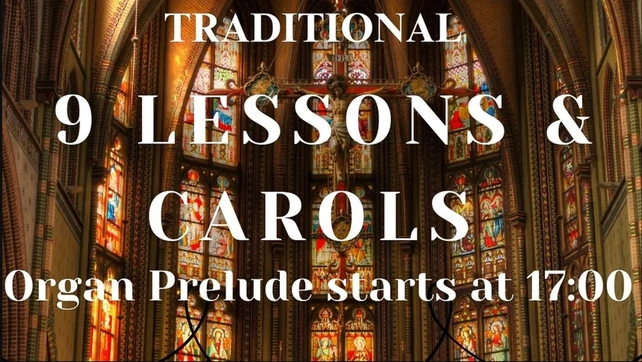 Lessons and carols christmas eve