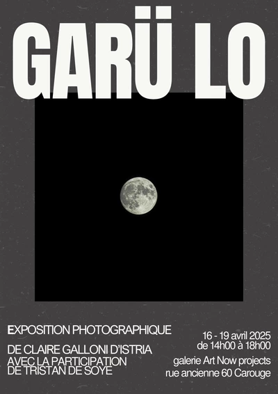 Affiche d’exposition photographique sur le loup garou