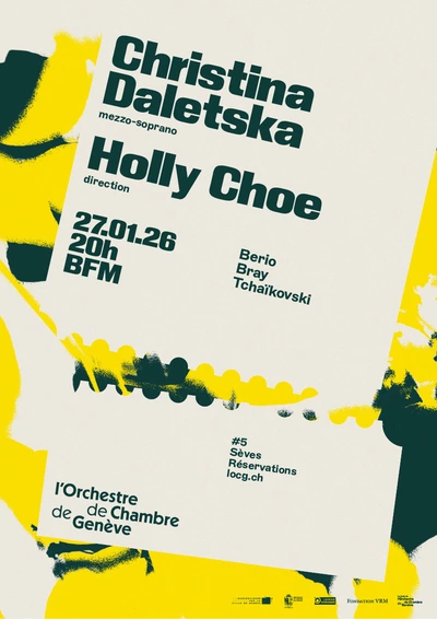 « Sap » With Christina Daletska, Holly Choe and Geneva Chamber Orchestra Affiche de l'évènement