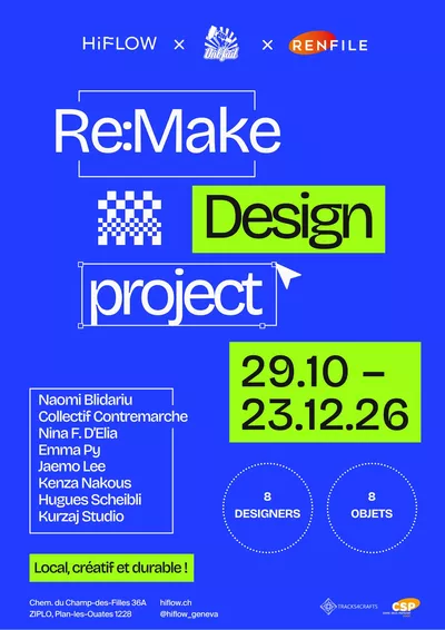 Re:Make Design Project Affiche d'exposition