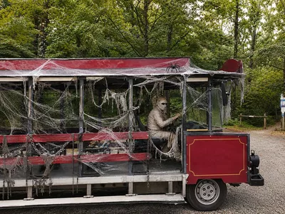 HALLOMANIA – Candy hunt on the local heritage train in Jussy train momie à genève