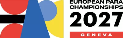 sur l'image, on peut voir le logo des championnats européens paralympiques 2027 à Genève