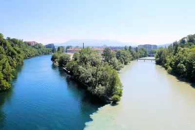 A Walk Along the Arve River Jonction Rhône et Arve