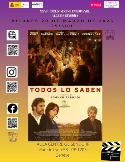 Cartel "Todos lo saben"