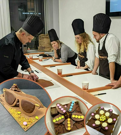 Artisanal Chocolate Workshop: Winter Composition Atelier initiation à la chocolaterie Genève