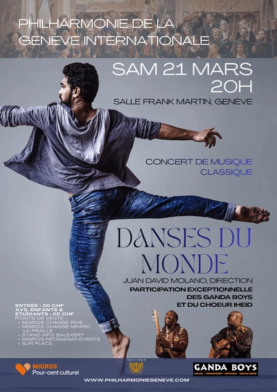 Un magnifique danseur au son des musiques du monde