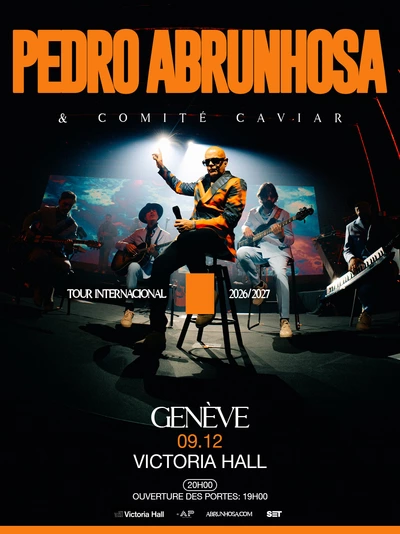 Pedro Abrunhosa & Comité Caviar Affiche pour le concert de Pedro Abrunhosa avec son groupe