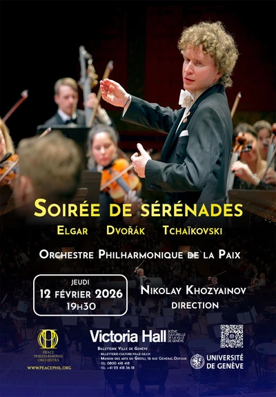 Nikolay Khozyainov dirige l’Orchestre Philharmonique de la Paix
