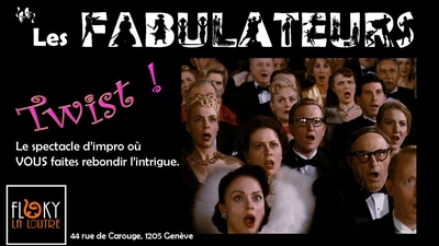 TWIST! The improv show where you twist the story public surpris - affiche annonce spectacle improvisation des Fabulateurs