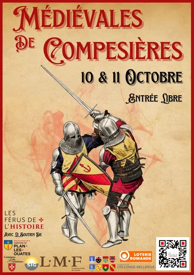 Compesières Medieval Festival 2026 Combat de chevalier du 15ème siècle