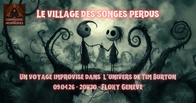 Deux personnages Burtoniens se rencontrent sur un pont.