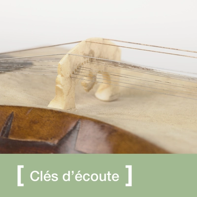 Chevalet d'in instrument à cordes