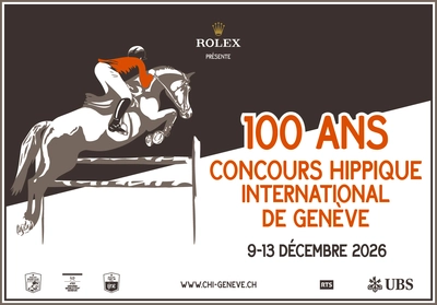 Concours Hippique International de Genève – 100 years L'affiche officielle des 100 ans du CHI de Genève