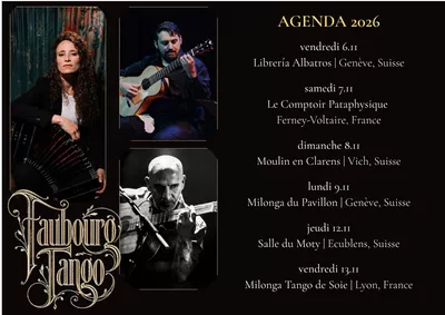 "Faubourg Tango" trio concert photos des musiciens