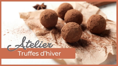 Atelier truffes au chocolat à l'école du chocolat