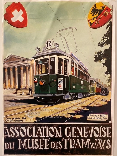 Geneva tour in historical tram Convoi des années 20
