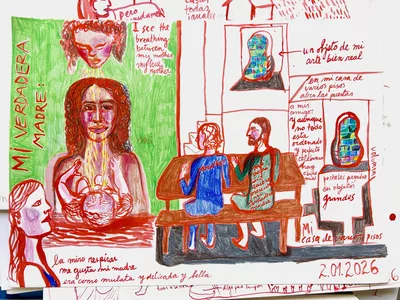 Exhibition by Marisa Cornejo, "El Taller de la Fragilidad" "La Madre que me enseña a respirar", 2026, Marisa Cornejo