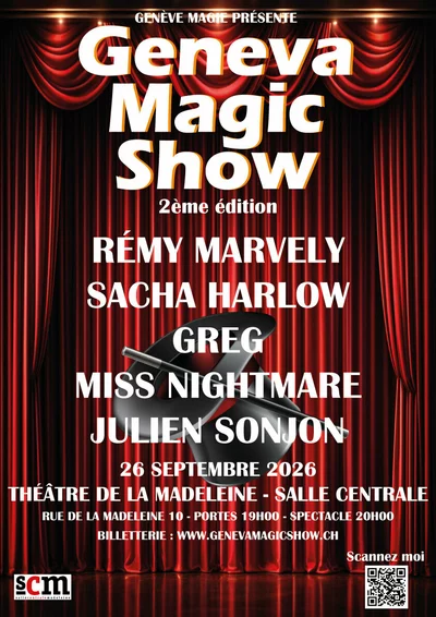 Affiche Geneva Magic Show 2026