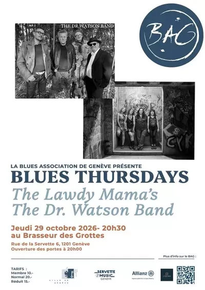 Dr.Watson - The Lawdy Mamas Affiche du concert