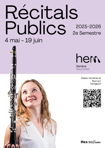 Affiche récitals publics du 4 mai au 19 juin