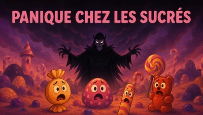 Shadow over the Sweets Le seigneur sombre envahit le pays des sucrés.