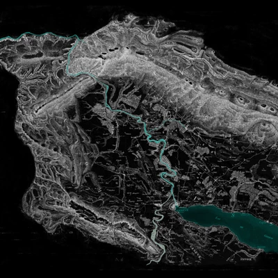 Carte de la ville de Genève avec points de lieux magiques