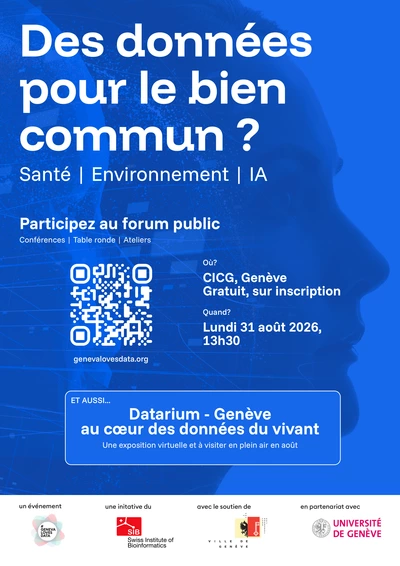 Health, biodiversity, AI - Data science for the common good (in French) Affiche