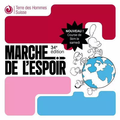 Affiche de la 34e édition de la Marche de l'espoir