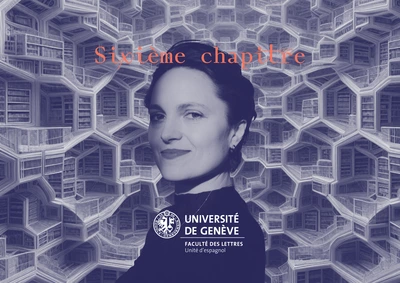 Catarina von Wedemeyer devant la bibliothèque de Babel